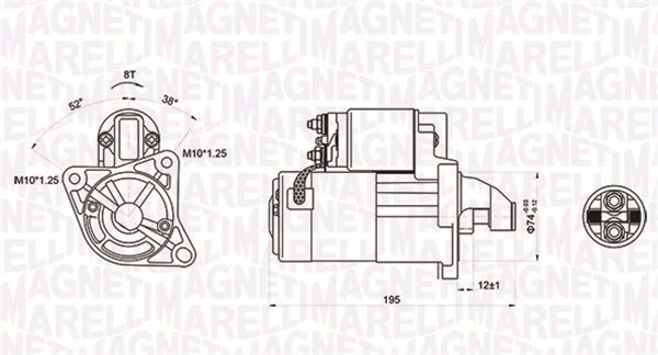 MAGNETI MARELLI Önindító MQS1136_MM