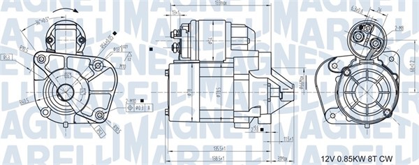 MAGNETI MARELLI Önindító MQS1174_MM