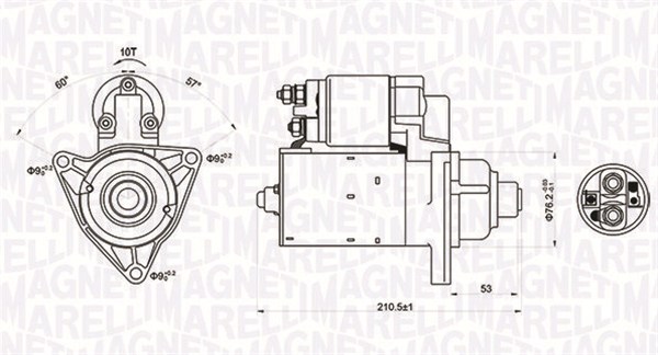 MAGNETI MARELLI Önindító MQS1176_MM