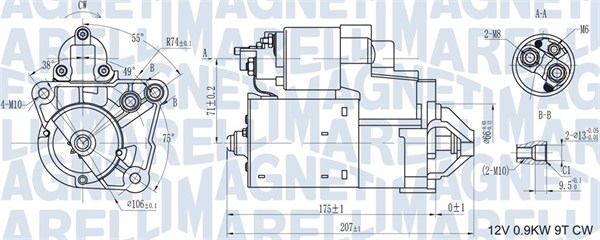 MAGNETI MARELLI Önindító MQS1179_MM