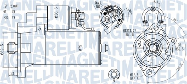 MAGNETI MARELLI Önindító MQS1187_MM