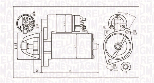 MAGNETI MARELLI Önindító MQS1202_MM