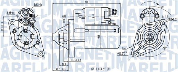 MAGNETI MARELLI Önindító MQS1224_MM