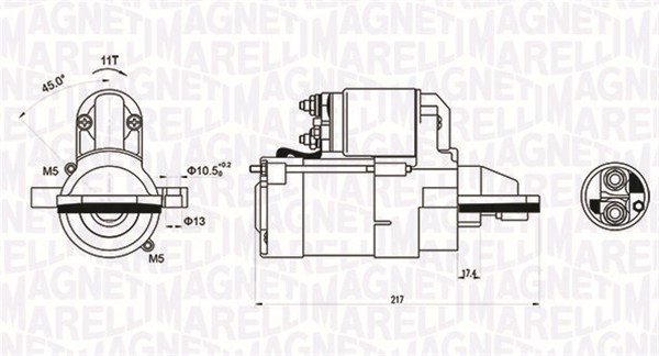 MAGNETI MARELLI Önindító MQS1246_MM