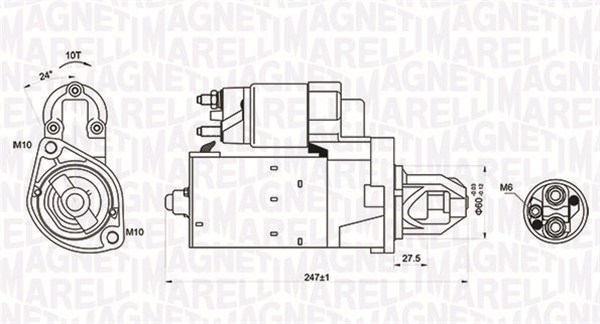 MAGNETI MARELLI Önindító MQS1249_MM