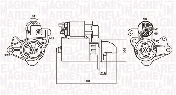 MAGNETI MARELLI Önindító MQS1254_MM