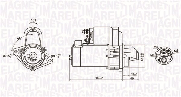 MAGNETI MARELLI Önindító MQS1257_MM