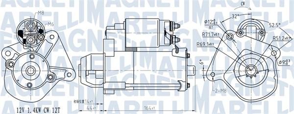 MAGNETI MARELLI Önindító MQS1275_MM