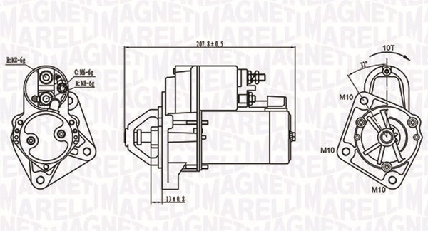 MAGNETI MARELLI Önindító MQS1289_MM