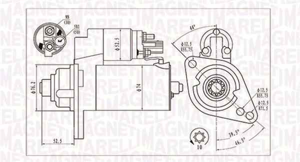 MAGNETI MARELLI Önindító MQS1293_MM