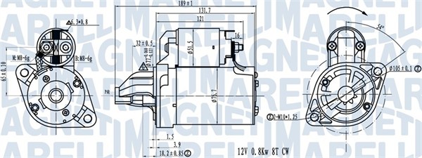 MAGNETI MARELLI Önindító MQS1311_MM