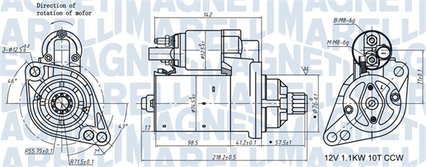 MAGNETI MARELLI Önindító MQS1322_MM