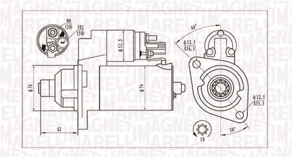 MAGNETI MARELLI Önindító MQS1323_MM