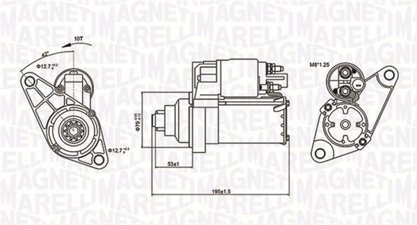 MAGNETI MARELLI Önindító MQS1330_MM