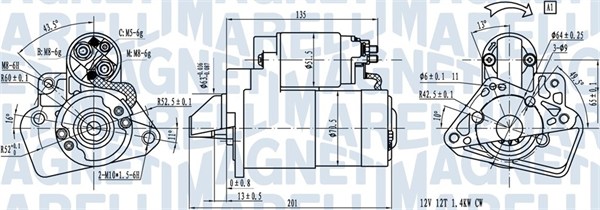 MAGNETI MARELLI Önindító MQS1332_MM