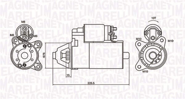 MAGNETI MARELLI Önindító MQS1336_MM