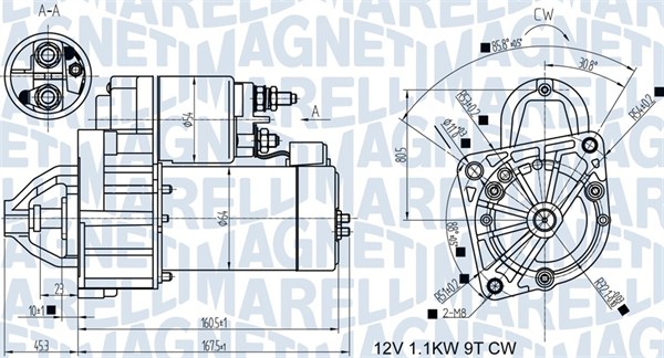 MAGNETI MARELLI Önindító MQS1345_MM