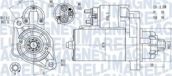 MAGNETI MARELLI Önindító MQS1378_MM