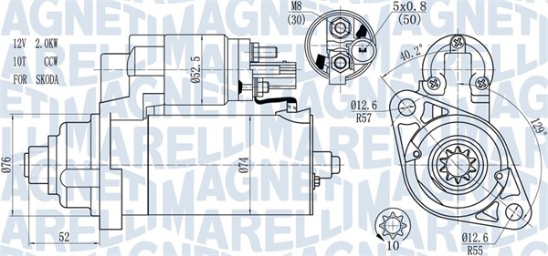 MAGNETI MARELLI Önindító MQS1393_MM