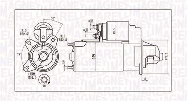 MAGNETI MARELLI Önindító MQS1396_MM