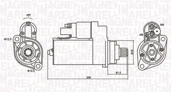 MAGNETI MARELLI Önindító MQS1405_MM