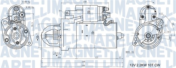 MAGNETI MARELLI Önindító MQS1411_MM