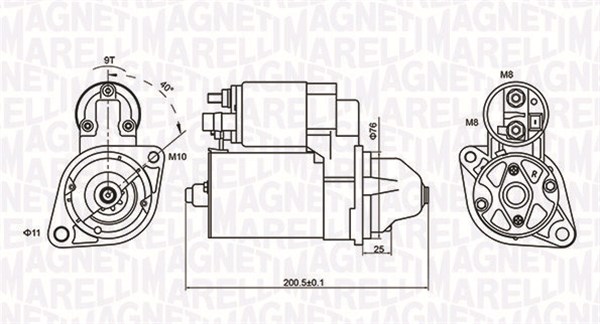 MAGNETI MARELLI Önindító MQS1412_MM