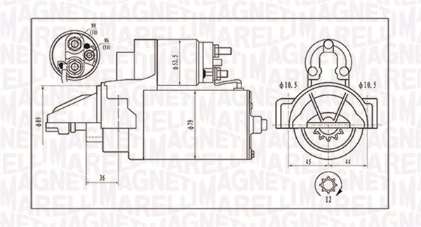 MAGNETI MARELLI Önindító MQS1421_MM