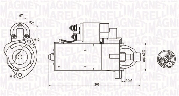 MAGNETI MARELLI Önindító MQS1423_MM