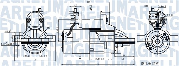 MAGNETI MARELLI Önindító MQS1436_MM