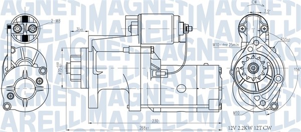 MAGNETI MARELLI Önindító MQS1439_MM