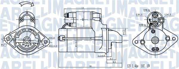 MAGNETI MARELLI Önindító MQS14419_MM