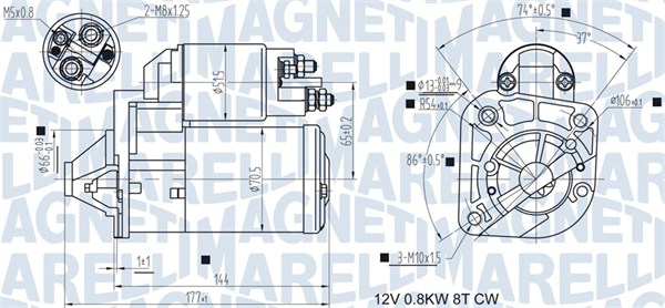 MAGNETI MARELLI Önindító MQS1442_MM