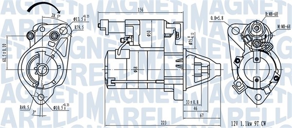 MAGNETI MARELLI Önindító MQS1458_MM