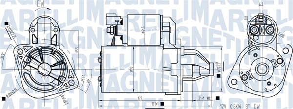 MAGNETI MARELLI Önindító MQS1462_MM