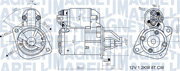 MAGNETI MARELLI Önindító MQS1465_MM