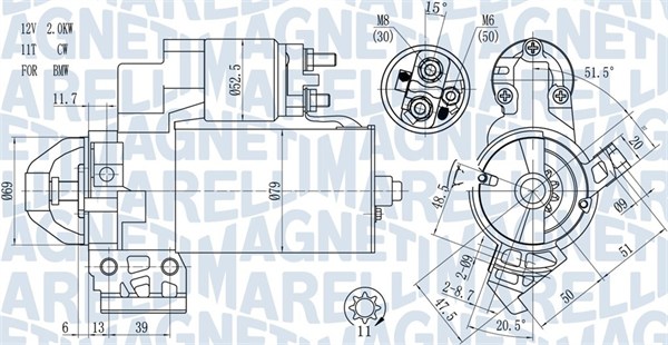 MAGNETI MARELLI Önindító MQS1466_MM