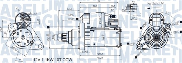 MAGNETI MARELLI Önindító MQS1470_MM