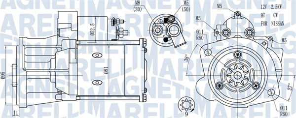 MAGNETI MARELLI Önindító MQS1491_MM