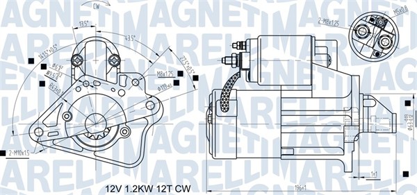 MAGNETI MARELLI Önindító MQS1524_MM