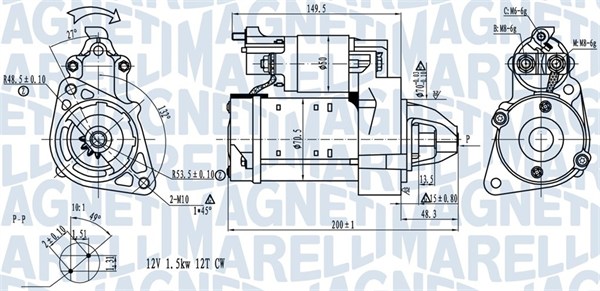 MAGNETI MARELLI Önindító MQS1527_MM