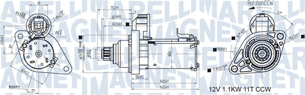 MAGNETI MARELLI Önindító MQS1533_MM