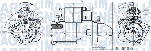 MAGNETI MARELLI Önindító MQS1543_MM