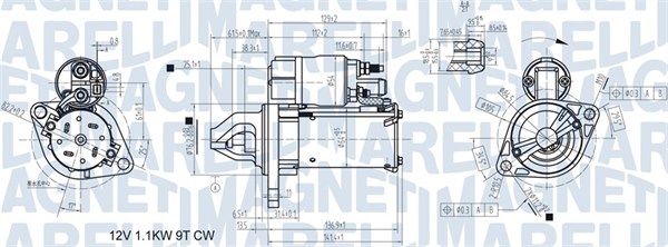 MAGNETI MARELLI Önindító MQS15574_MM