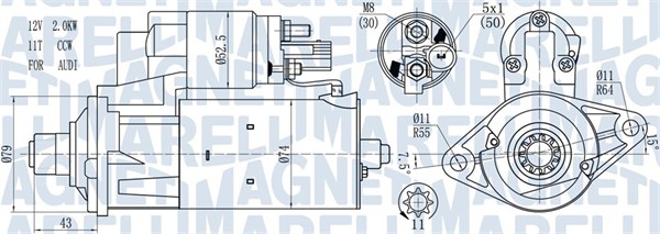 MAGNETI MARELLI Önindító MQS1584_MM