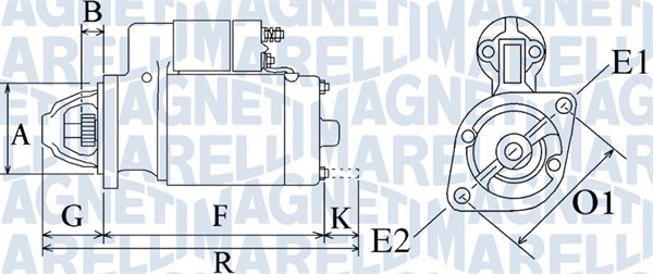 MAGNETI MARELLI Önindító MQS162_MM