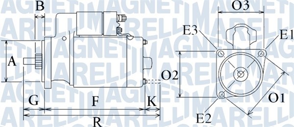 MAGNETI MARELLI Önindító MQS294_MM