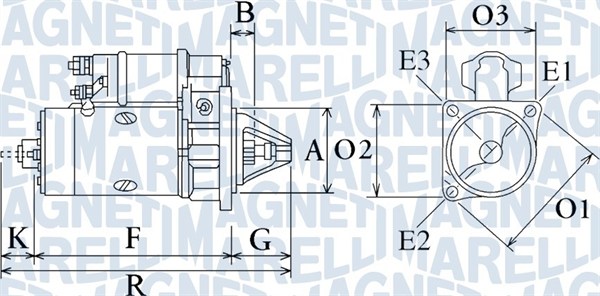 MAGNETI MARELLI Önindító MQS325_MM