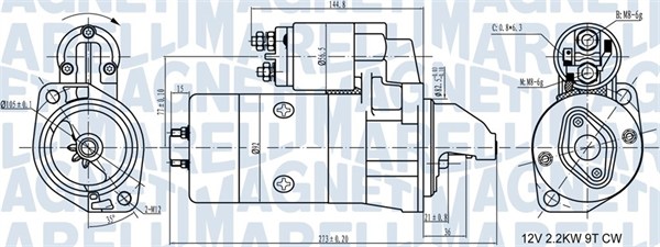 MAGNETI MARELLI Önindító MQS350_MM