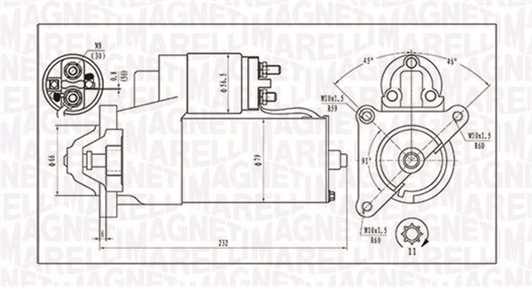 MAGNETI MARELLI Önindító MQS373_MM